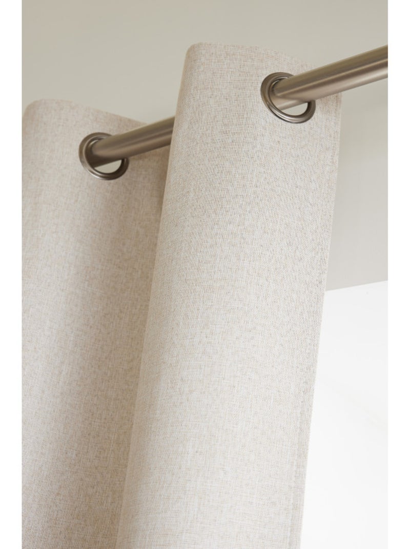Rideaux Occultant & Obscurcissant - Le Fil d'Ariane - 100% Polyester Beige sable - Kiabi