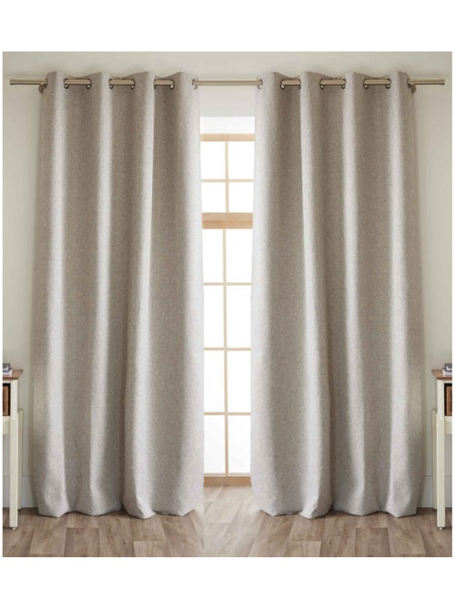 Rideaux Occultant & Obscurcissant - Le Fil d'Ariane - 100% Polyester - Kiabi