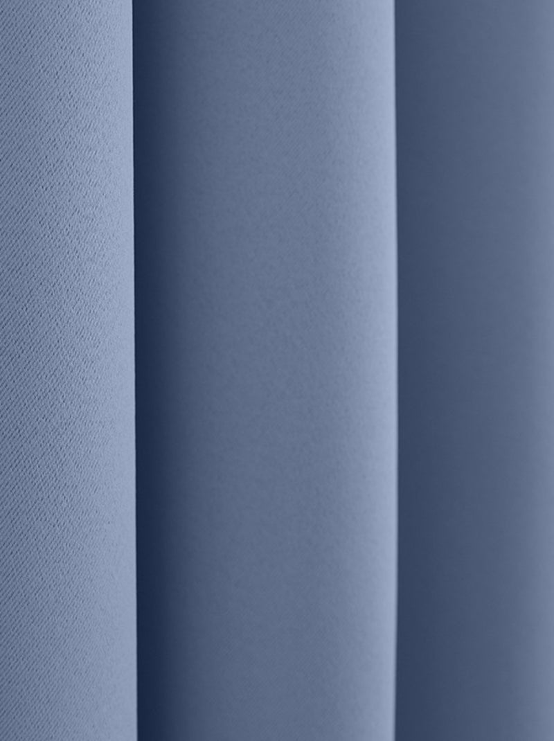 Rideaux Occultant & Obscurcissant - Univers Décor - 100% Polyester Bleu - Kiabi