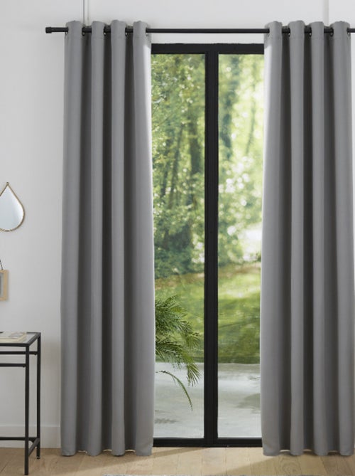 Rideaux Occultant & Obscurcissant - Univers Décor - 100% Polyester - Kiabi
