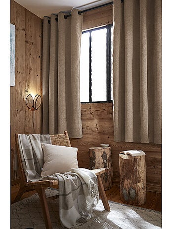 Rideaux occultant thermique & phonique - le fil d'ariane - 100% polyester