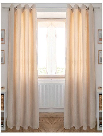 Rideaux occultant thermique & phonique - le fil d'ariane - 100% polyester