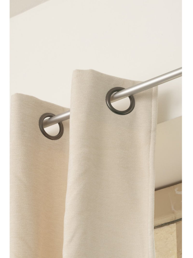 Rideaux occultant thermique & phonique - le fil d'ariane - 100% polyester Beige sable - Kiabi