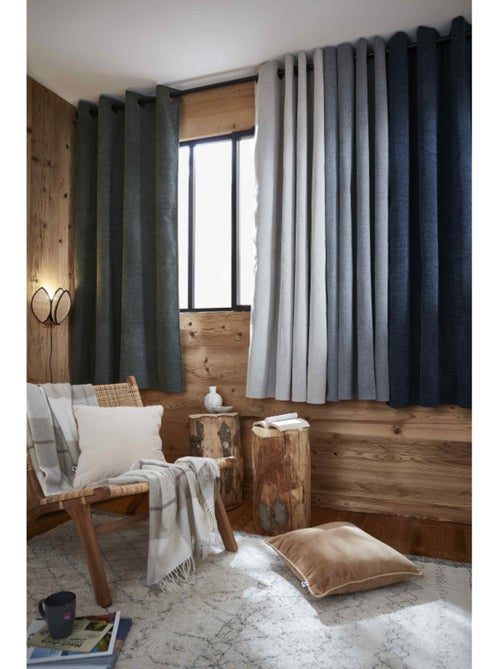Rideaux occultant thermique & phonique - le fil d'ariane - 100% polyester - Kiabi Rideaux occultant thermique & phonique - le fil d'ariane - 100% polyester - Kiabi