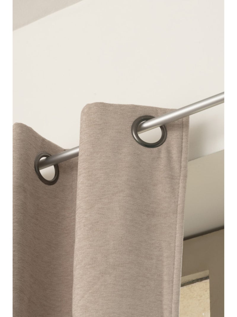 Rideaux occultant thermique & phonique - le fil d'ariane - 100% polyester Gris taupe - Kiabi