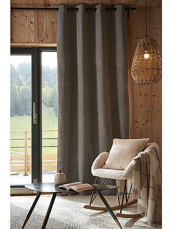 Rideaux occultant thermique & phonique - l'effet papillon - 100% polyester