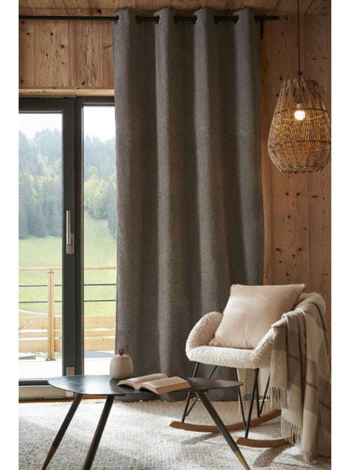 Rideaux occultant thermique & phonique - l'effet papillon - 100% polyester - Kiabi Rideaux occultant thermique & phonique - l'effet papillon - 100% polyester - Kiabi