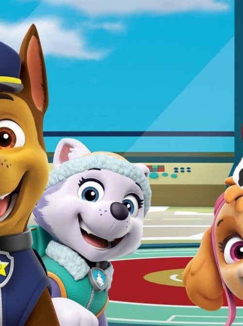 Rideaux Pat'Patrouille modèle dans la tour de commande - 2 pièces 90 cm x 160 cm - Kiabi