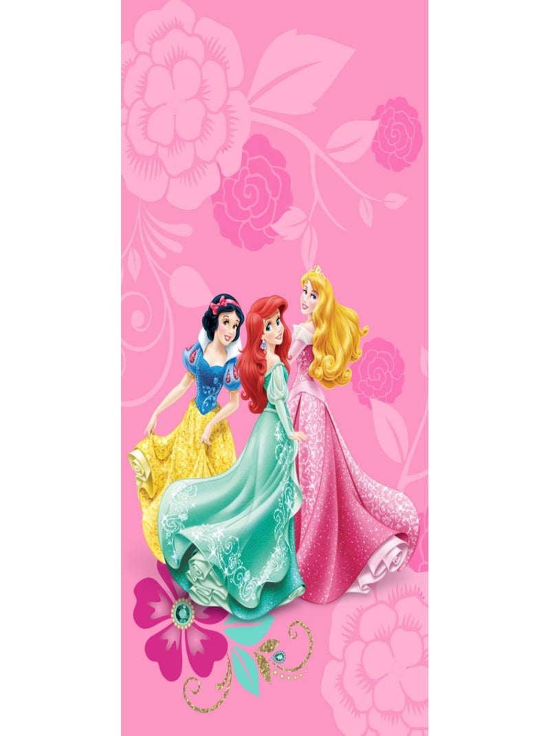 Rideaux Princesses Disney - 2 pièces 90 cm x 160 cm Multicolore - Kiabi