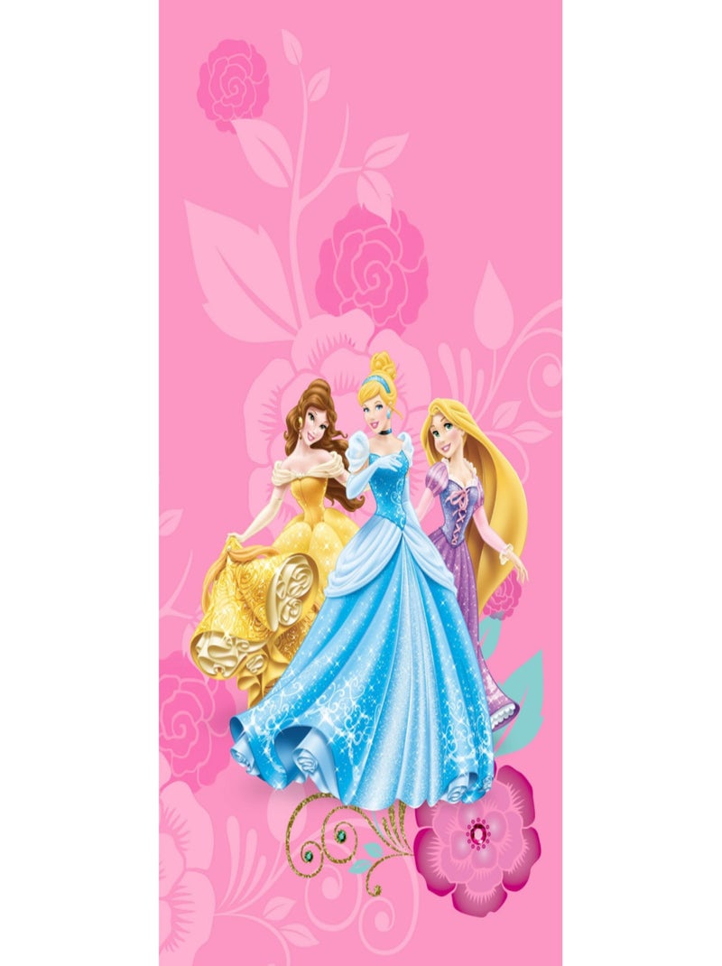 Rideaux Princesses Disney - 2 pièces 90 cm x 160 cm Multicolore - Kiabi