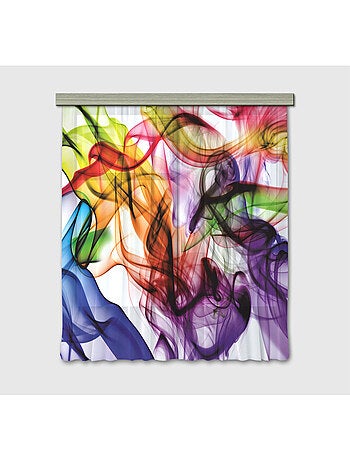 Rideaux tache de peinture - 2 pièces - L180 cm x H 160cm