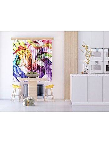 Rideaux tache de peinture - 2 pièces - L180 cm x H 160cm