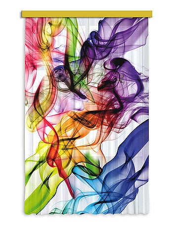Rideaux tache de peinture et fumée 140x245 cm, 1 pièce