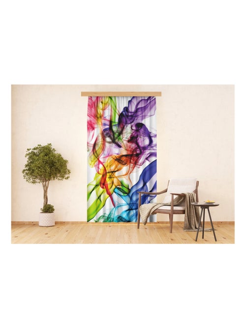 Rideaux tache de peinture et fumée 140x245 cm, 1 pièce - Kiabi