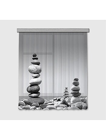 Rideaux tas de galets - 2 pièces - L180 cm x H 160cm
