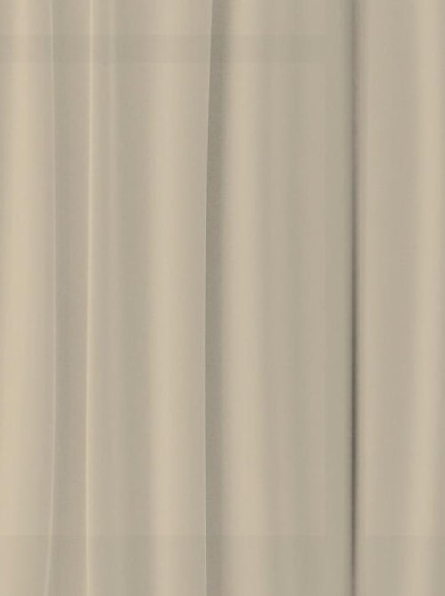 Rideaux unicolore beige foncé - 2 pièces - L180 cm x H 160cm - Kiabi Rideaux unicolore beige foncé - 2 pièces - L180 cm x H 160cm - Kiabi