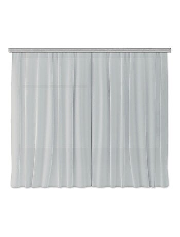 Rideaux unicolore gris - 2 pièces - l180 cm x h 160cm