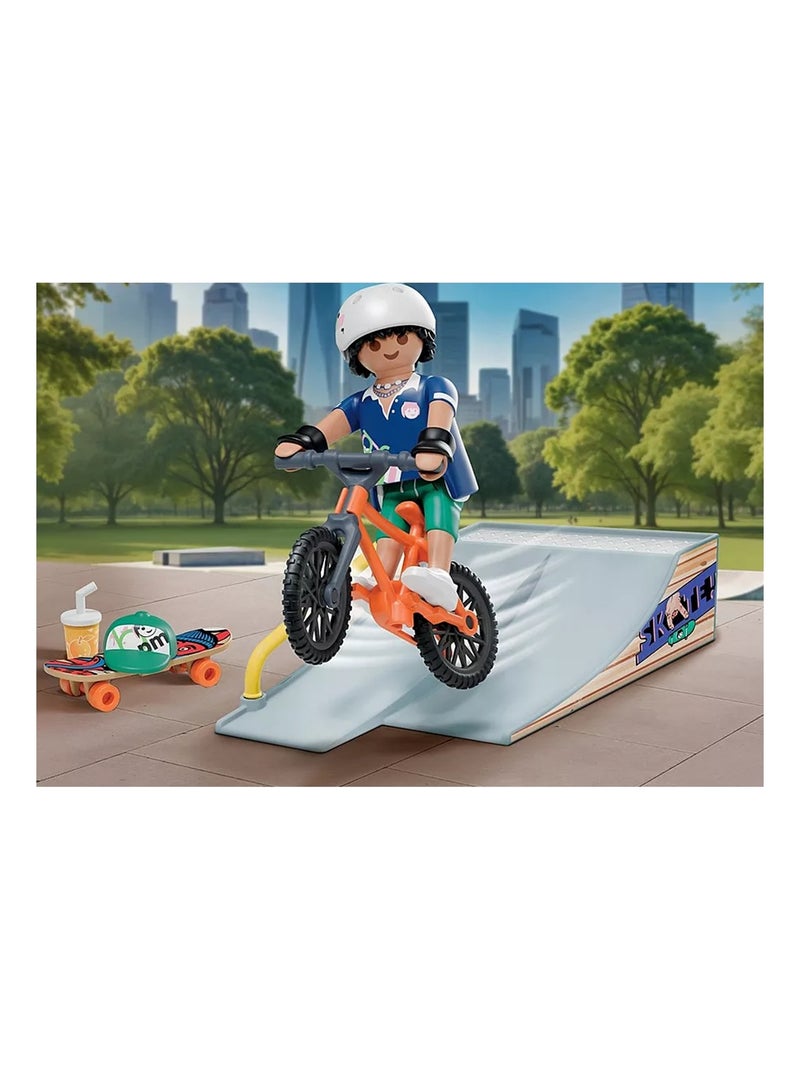 Rider avec rampe, skate et BMX N/A - Kiabi