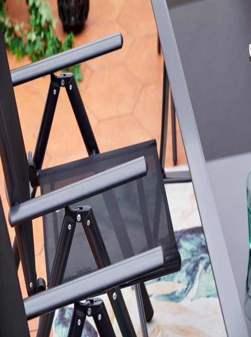 RIMINI Table de jardin et 8 chaises en aluminium - Kiabi