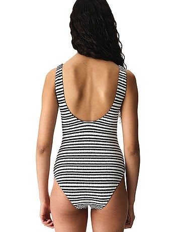 Ringel maillot de bain sport à rayures texturé penti