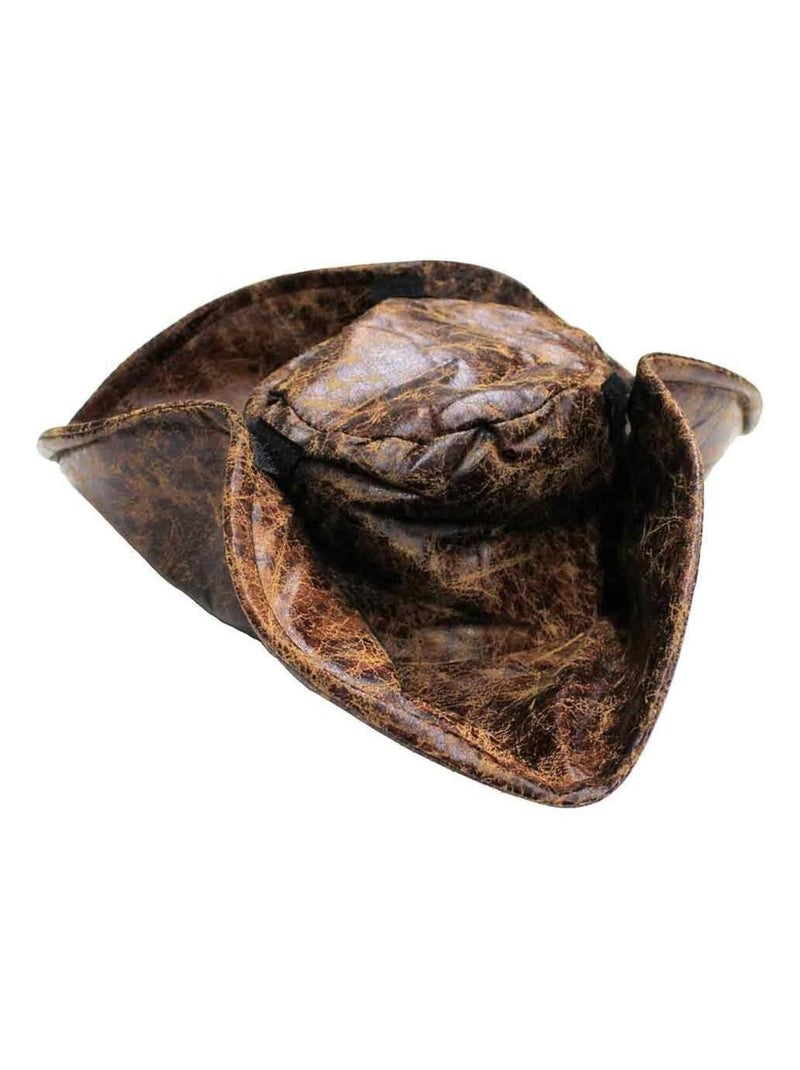 RIRE ET CONFETTI - Chapeau pirate effet vieux cuir Marron - Kiabi