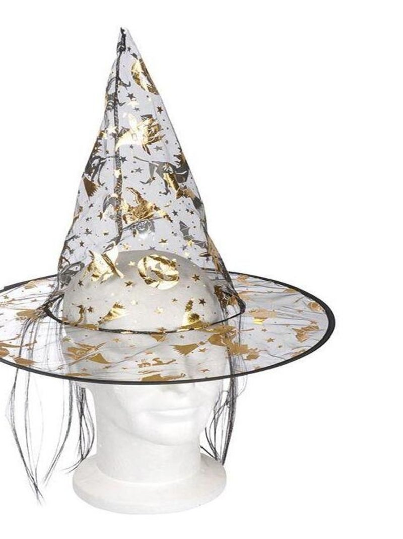 RIRE ET CONFETTI - Chapeau sorcière mèche Doré/or - Kiabi