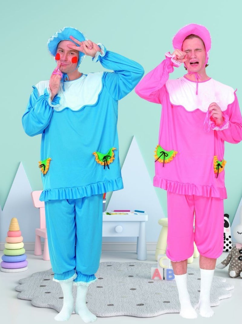 RIRE ET CONFETTI - Déguisement Bébé boy poupon Homme Bleu - Kiabi