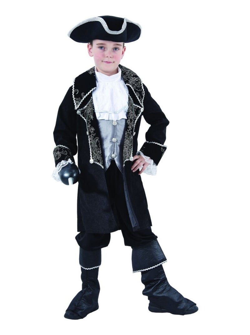 RIRE ET CONFETTI - Déguisement Capitaine Pirate luxe enfant Noir Noir - Kiabi