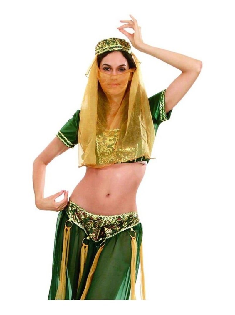 RIRE ET CONFETTI - Déguisement Danseuse Orientale Femme Vert - Kiabi
