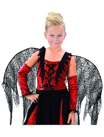 RIRE ET CONFETTI - Déguisement Démon ailé Halloween fille luxe enfant