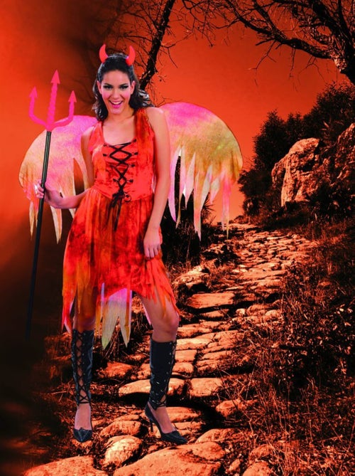 RIRE ET CONFETTI - Déguisement Démon Luxe Halloween Femme - Kiabi