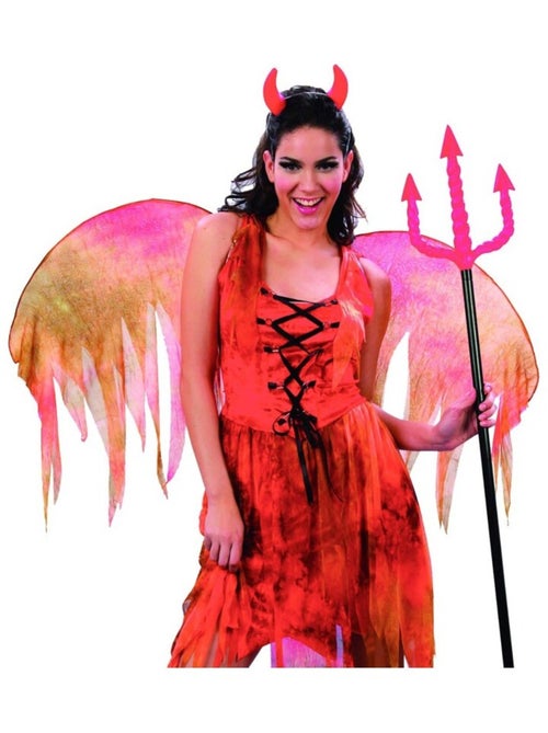 RIRE ET CONFETTI - Déguisement Démon Luxe Halloween Femme - Kiabi