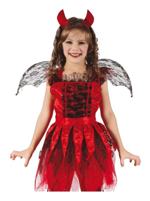 RIRE ET CONFETTI - Déguisement Diablesse ailes Halloween enfant - Kiabi