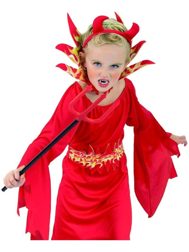 RIRE ET CONFETTI - Déguisement Diablesse feu Halloween enfant Rouge - Kiabi