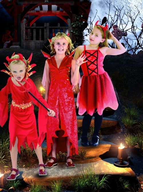 RIRE ET CONFETTI - Déguisement Diablesse Halloween enfant - Kiabi