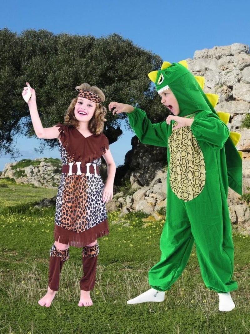RIRE ET CONFETTI - Déguisement Dinosaure enfant Vert - Kiabi