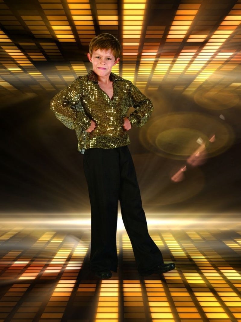 RIRE ET CONFETTI - Déguisement Disco Boy enfant Doré/or - Kiabi