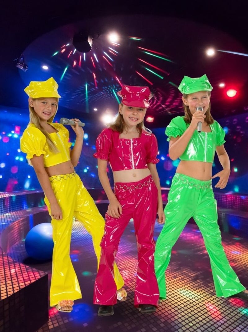 RIRE ET CONFETTI - Déguisement Disco girl green enfant Vert - Kiabi