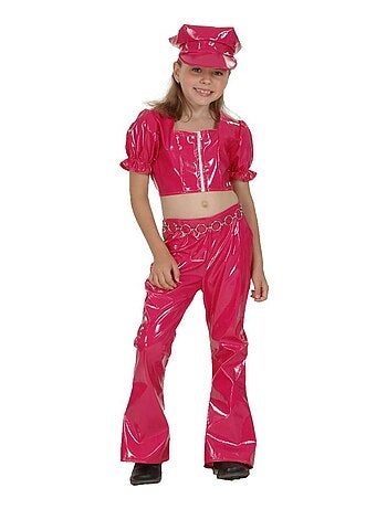 RIRE ET CONFETTI - Déguisement Disco girl red enfant