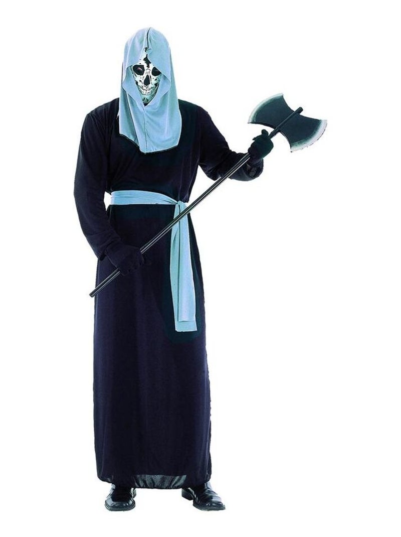 RIRE ET CONFETTI - Déguisement Fantôme démoniaque noir Halloween Homme Noir Noir - Kiabi