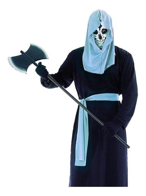 RIRE ET CONFETTI - Déguisement Fantôme démoniaque noir Halloween Homme - Kiabi