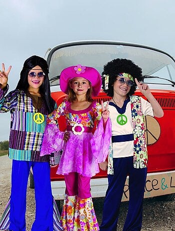 RIRE ET CONFETTI - Déguisement Hippie Cool enfant