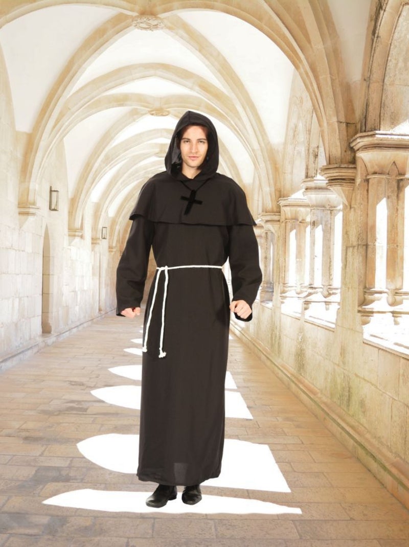 RIRE ET CONFETTI - Déguisement Moine Homme Marron - Kiabi