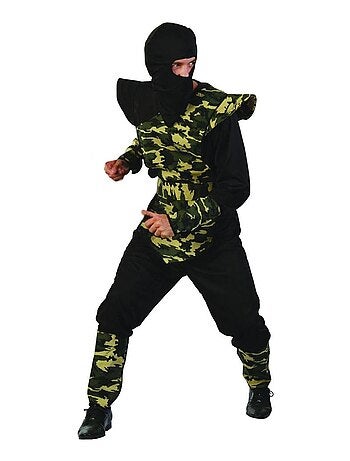RIRE ET CONFETTI - Déguisement Ninja camouflage Homme Luxe