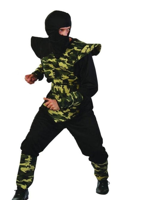 RIRE ET CONFETTI - Déguisement Ninja camouflage Homme Luxe - Kiabi