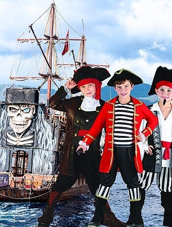 RIRE ET CONFETTI - Déguisement Pirate Chef luxe enfant