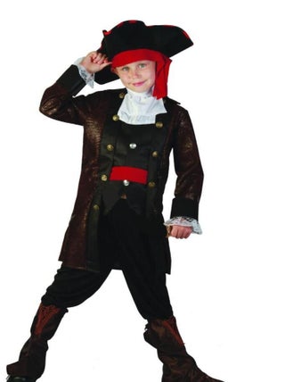 RIRE ET CONFETTI - Déguisement Pirate Chef luxe enfant
