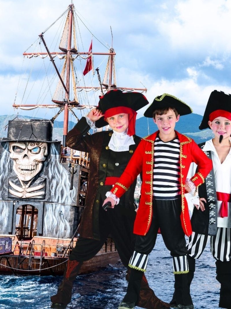 RIRE ET CONFETTI - Déguisement Pirate Chef luxe enfant Noir Noir - Kiabi