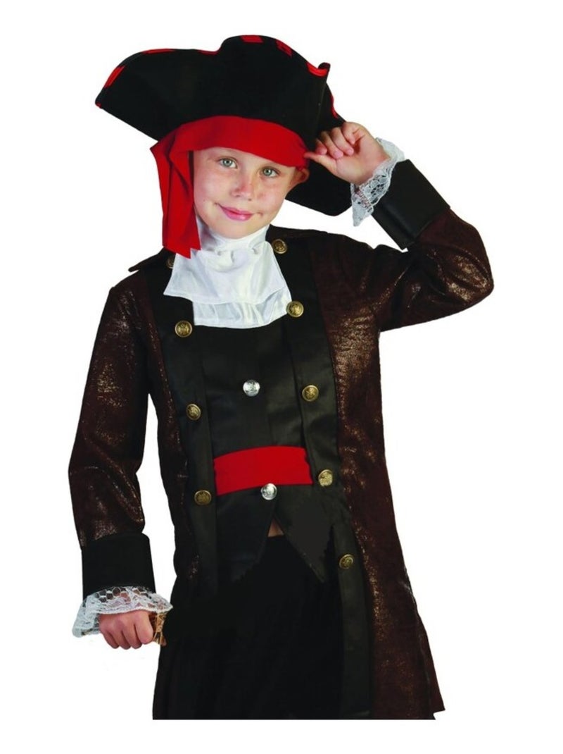 RIRE ET CONFETTI - Déguisement Pirate Chef luxe enfant Noir Noir - Kiabi