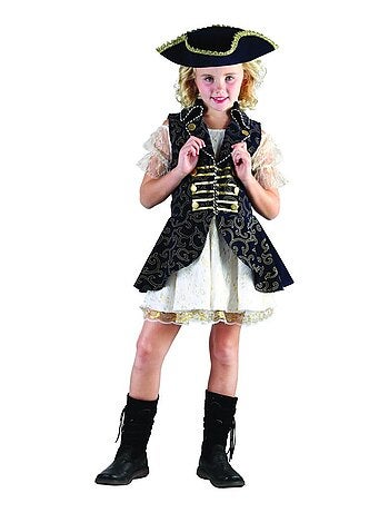 RIRE ET CONFETTI - Déguisement Pirate de haute mer luxe fille enfant